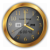 Gold Siena Vector Clock
